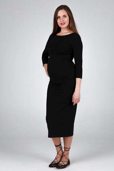 001 Boat Neck Tube Dress