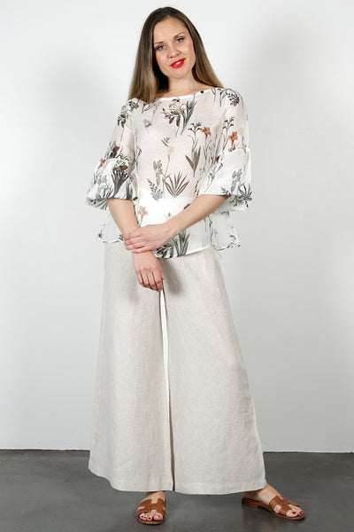 1373 Soft Top Linen Pants