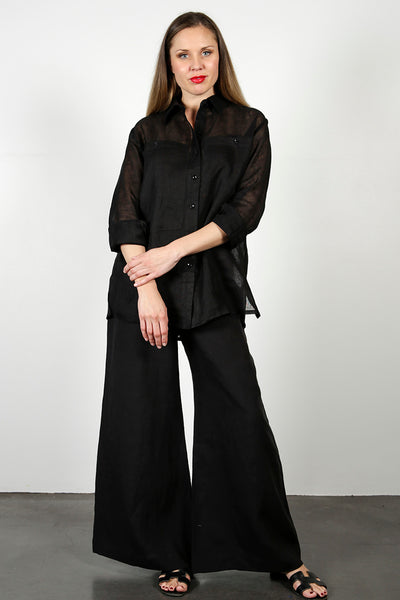 1373 Soft Top Linen Pants