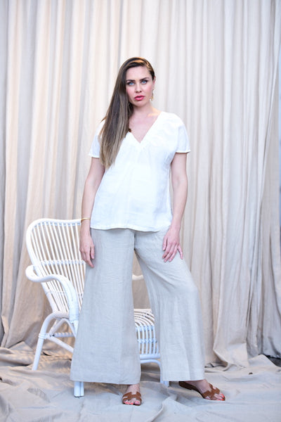 1373 Soft Top Linen Pants